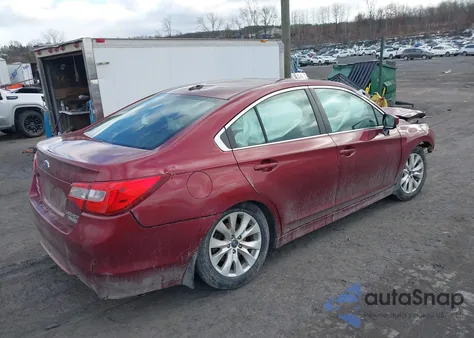 2016 Subaru Legacy 2.5I Premium из США, поврежденный, VIN 4S3BNAD68G3042908